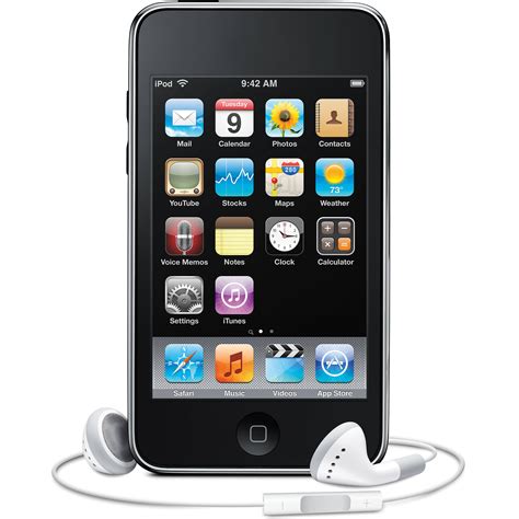 The Apple iPod (Third Generation) features a 10 GB, 15 GB, or 30 GB 4200 RPM ATA-66 hard drive capable of supporting "up to" 2500, 3700, or 7500 songs, respectively, encoded in "128-Kbps AAC format". and a "2-inch (diagonal) [monochrome] LCD display with blue-white LED backlight" housed in a case with an "iBook white" front and a stainless ...